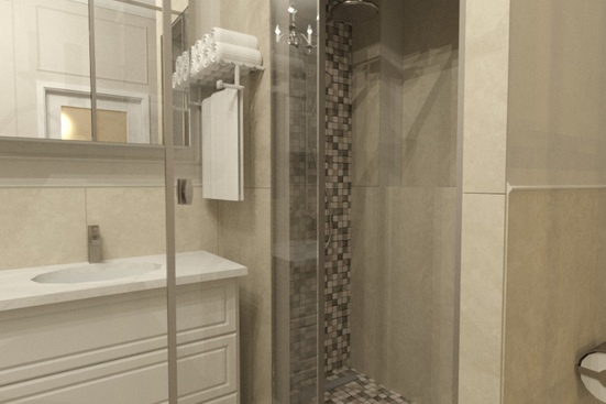 Дизайн проект ванной комнаты